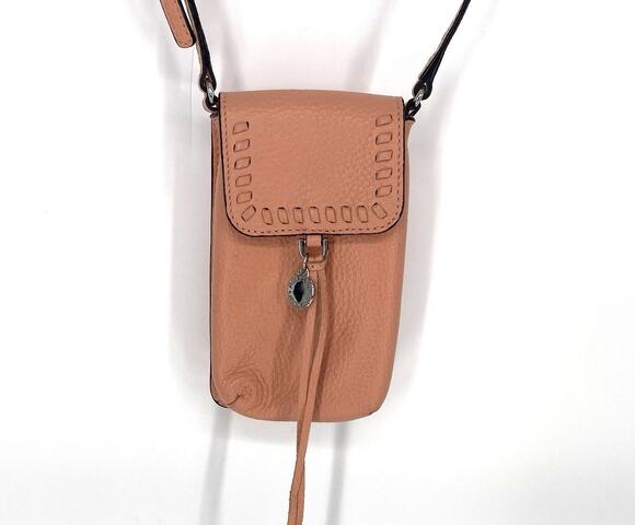 Rebecca Minkoff Handbags - Rebecca Minkoff Isobel Leather Phone Crossbody Bag Blush Mini Purse